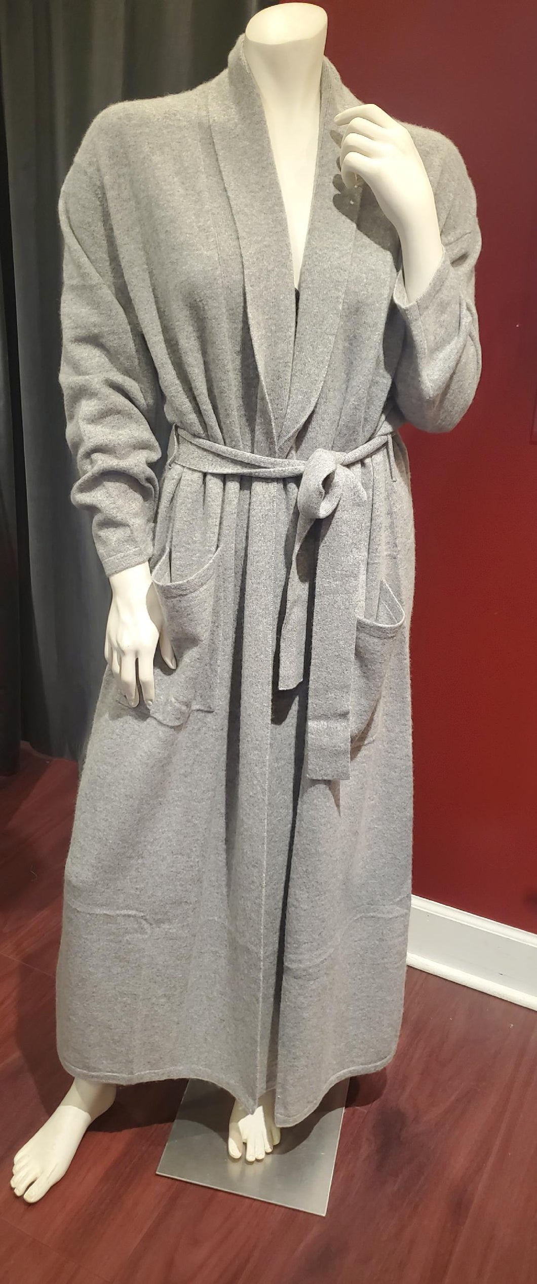 Arlotta Long Wrap Cashmere Robe (Multi Colors Available)