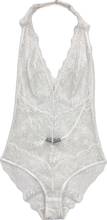 Load image into Gallery viewer, Samantha Chang Amour Plunge Bodysuit - Ecru
