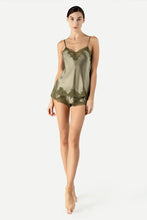 Load image into Gallery viewer, NK Imode Morgan Lace Spaghetti Silk Cami and Tap
